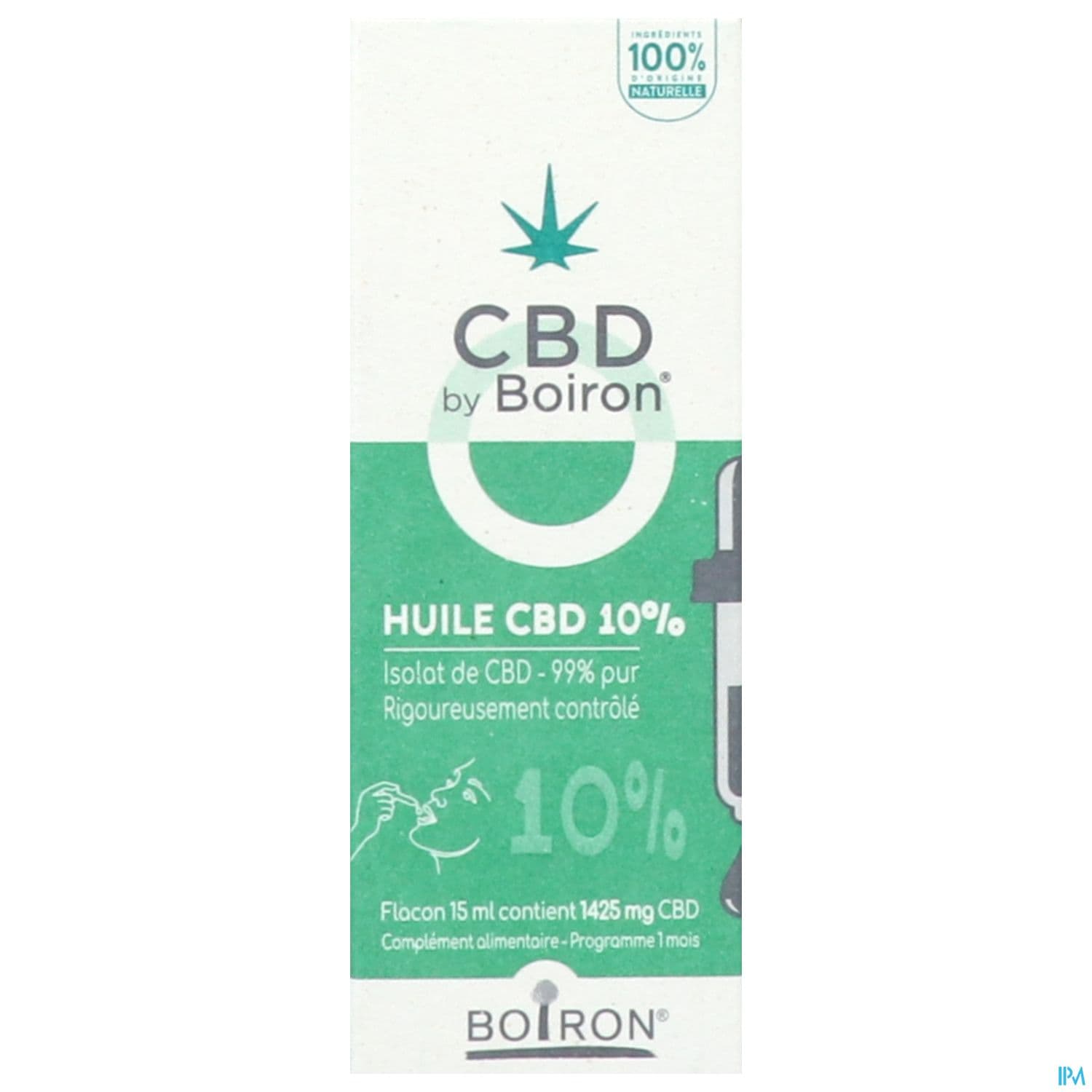 CBD BY BOIRON HUILE 10% 15ML