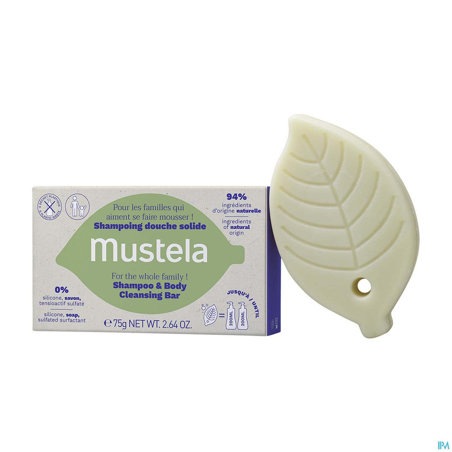 MUSTELA SH DCH SOLIDE 75G