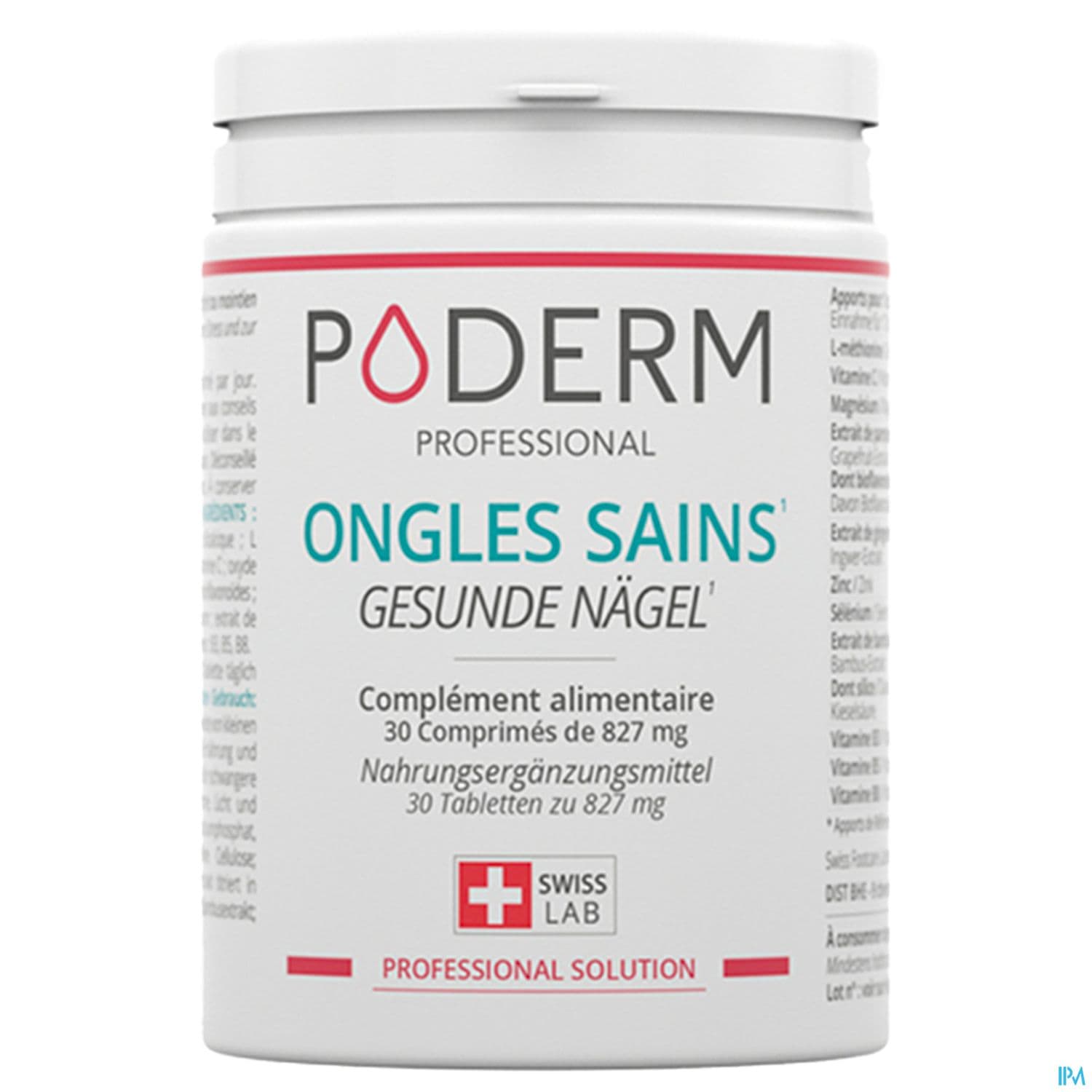 Poderm Ongles Purs Comprime 30