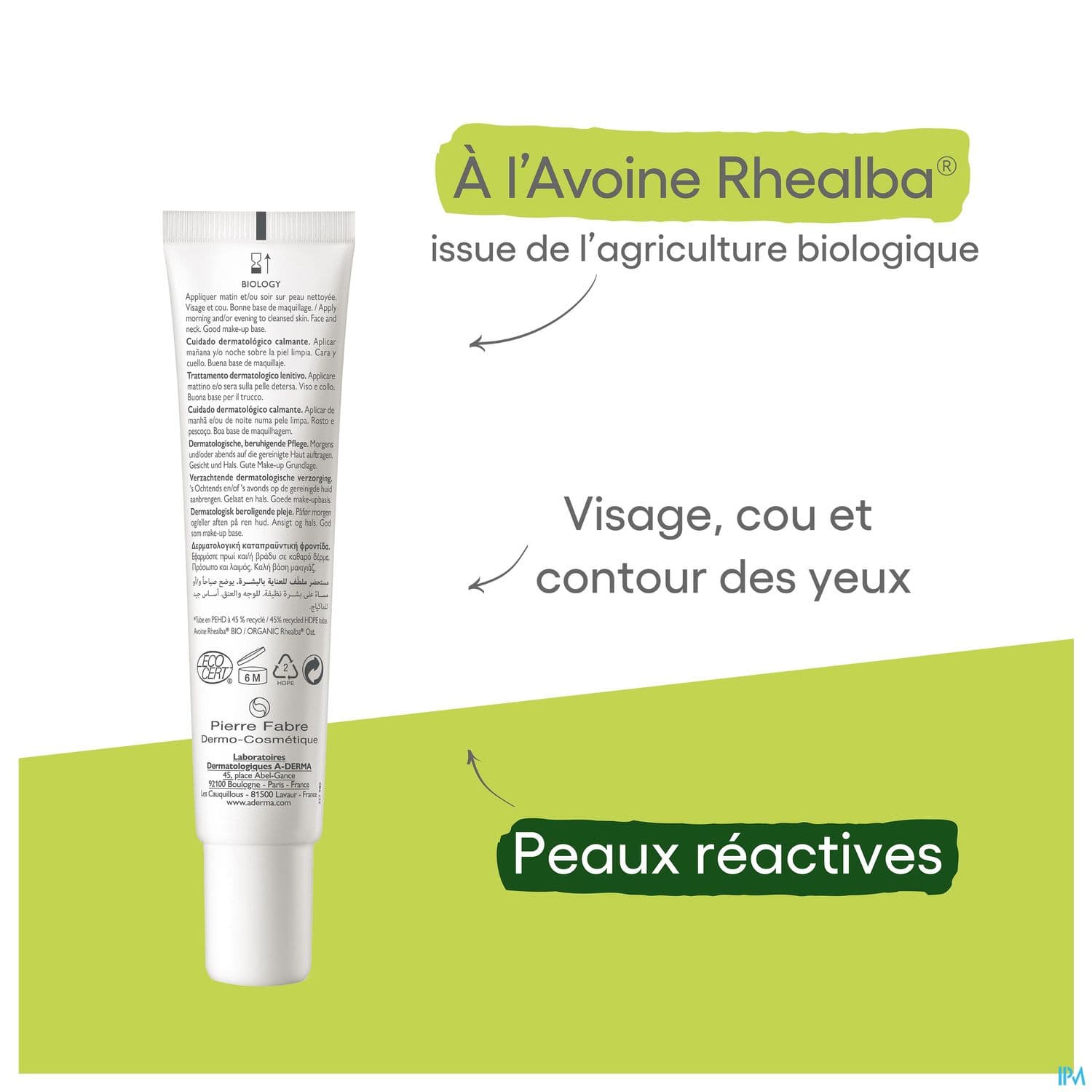 A-DERMA BIOLOGY CALM SOIN 40ML
