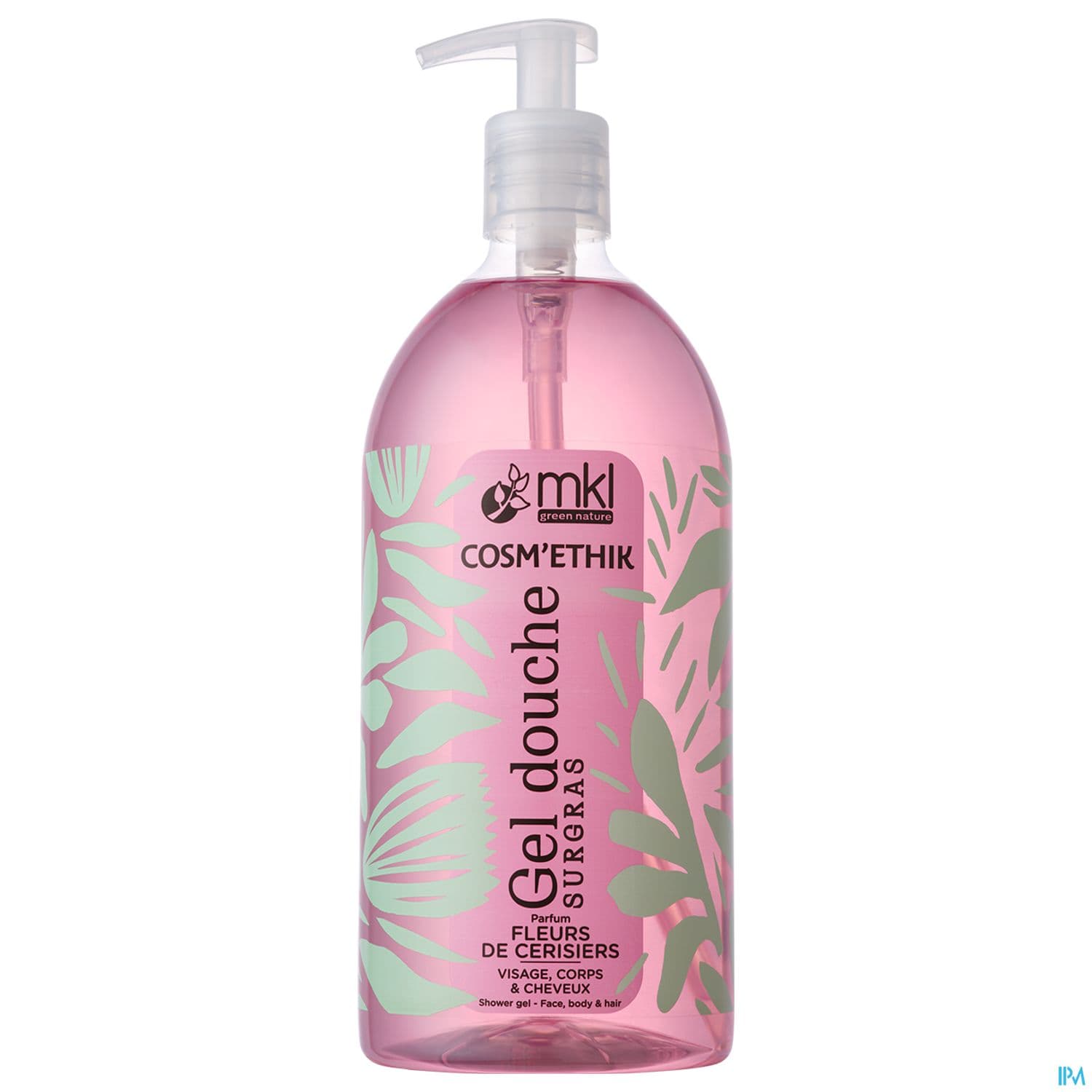 Mkl Green Nature Gel Douche Fleurs De Cerisiers Cosm'ethik 1l