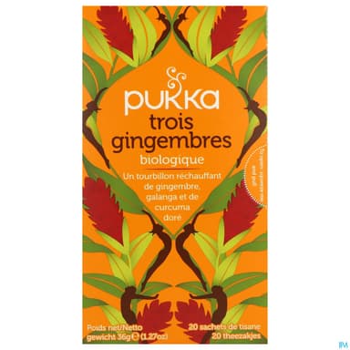Pukka Infusion 3 Gingembres Bio Sachet 20