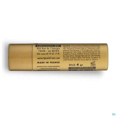Soleil Noir Stick Levres Incolore Ip 30 4g