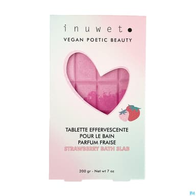 INUWET TABLETTE BAIN FR/FRAMB 200G