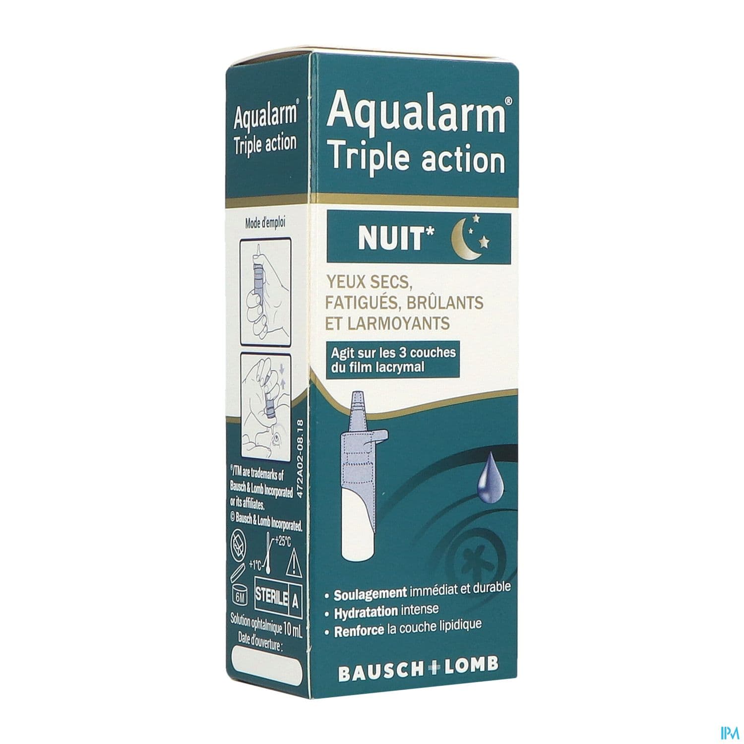 AQUALARM TRIPLE ACTION NUIT 10ML