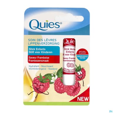 Quies Stick Levres Enfants Framboise 4,5g