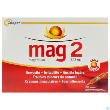 MAG 2 122MG/10ML AMP BUV S/S 30