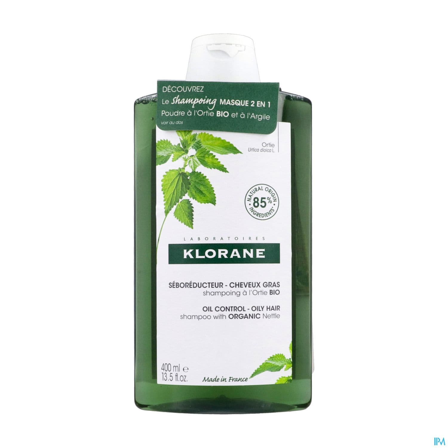 KLORANE SH SEBOREGUL ORTIE 400ML