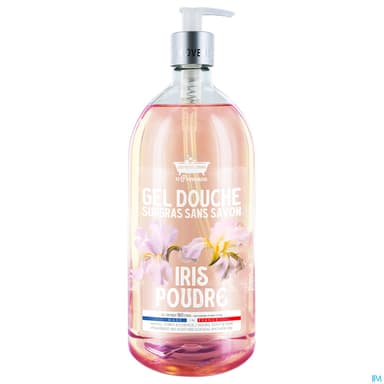 Les Petits Bains De Provence Gel Douche Iris Poudree 1l Edition Noel