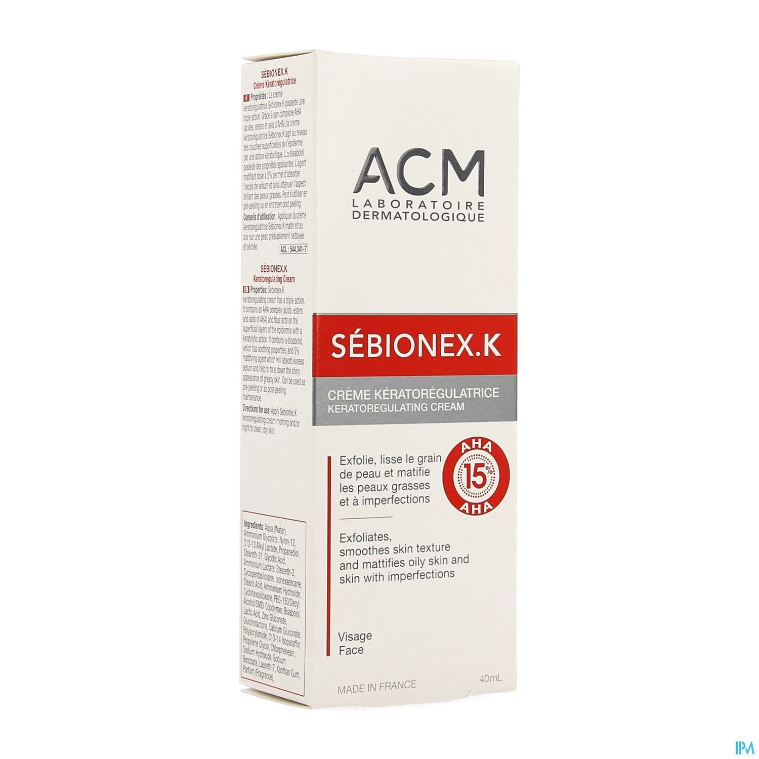 SEBIONEX K CR KERATOREGUL 40ML