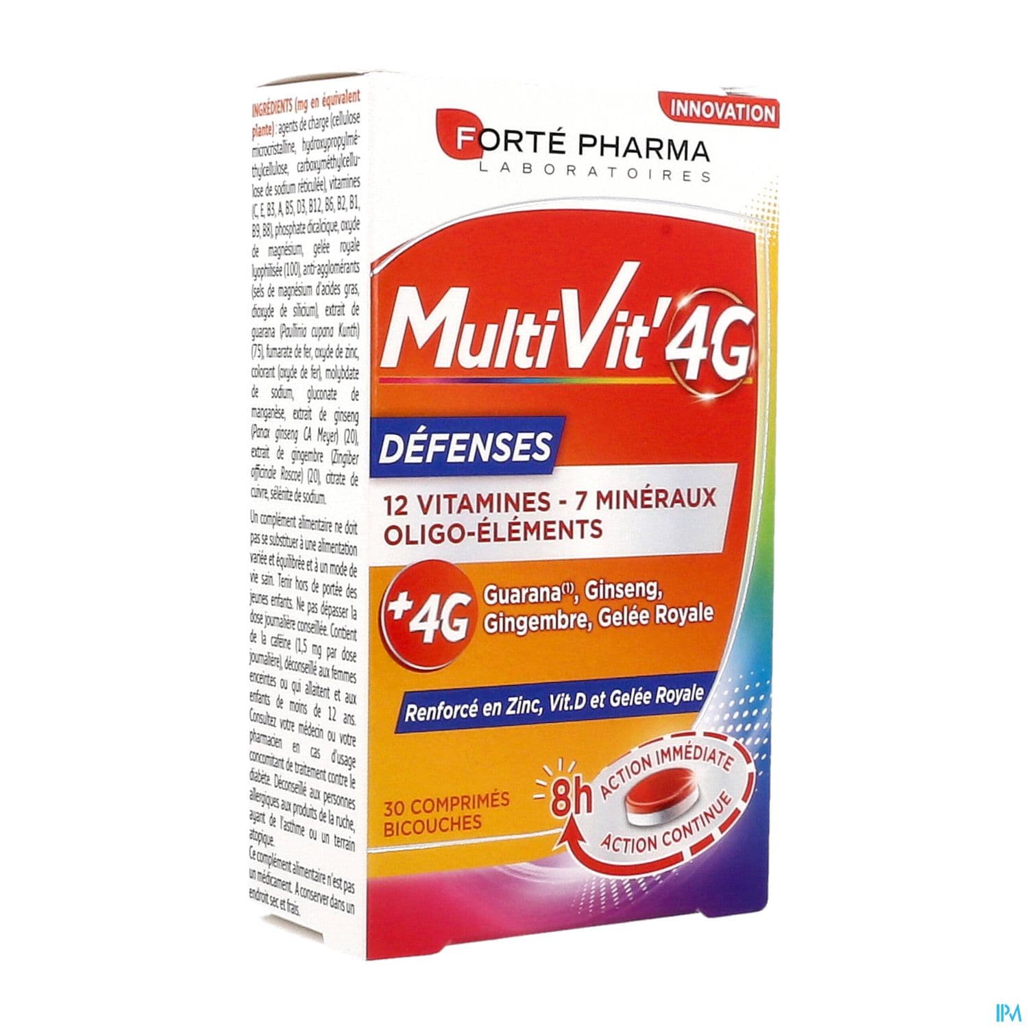Forte Pharma Multivit' 4g Defenses Comprime 30