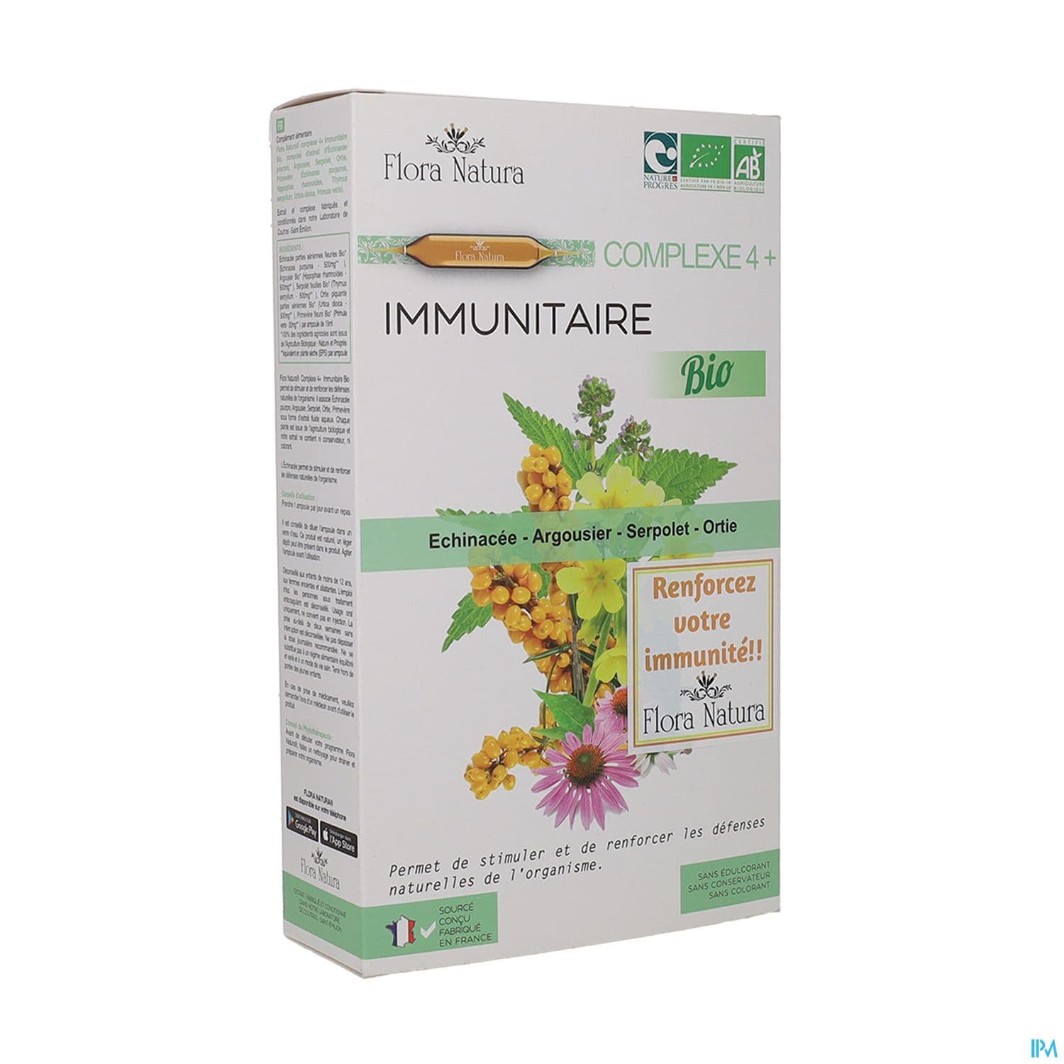 FLORA NAT CPLX4+ IMMUNITE AMP 20 — Pharmacie Cannes Riviera