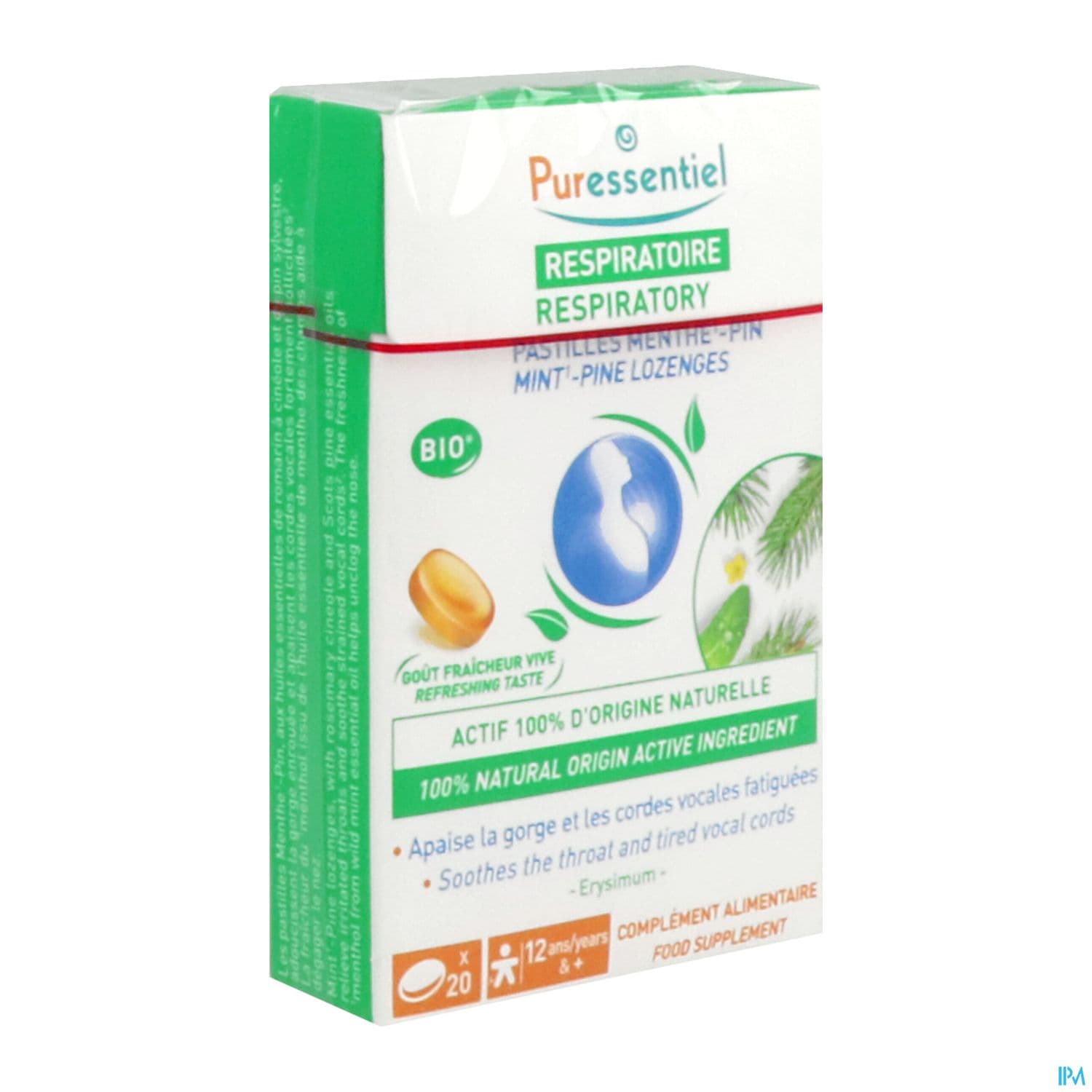 PURESSENTIEL RESP GORGE MENTH 20