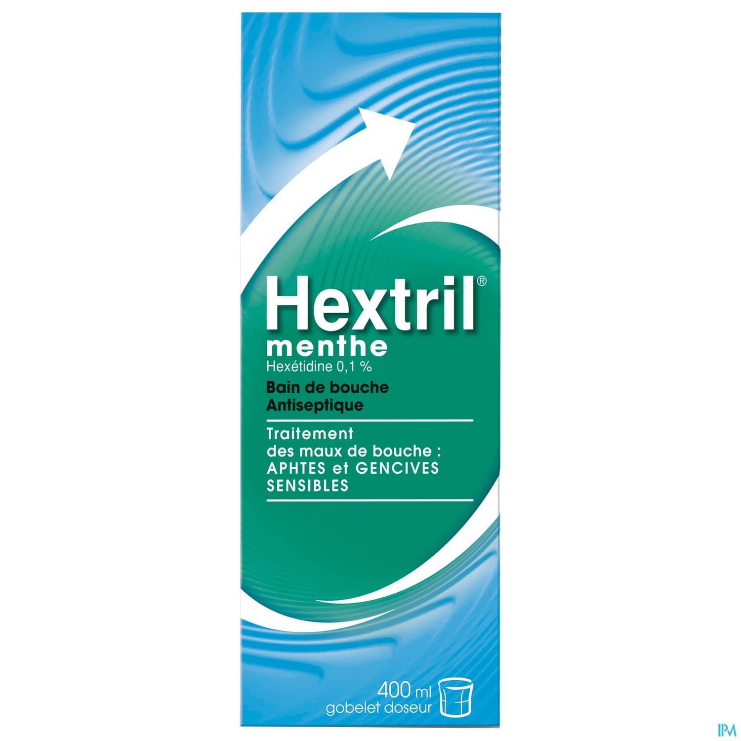 HEXTRIL MENTHE 0,1% BAIN BOUC400ML