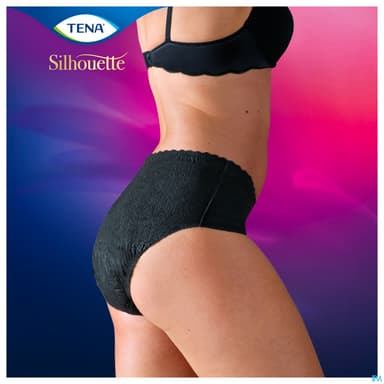 TENA SILHOUETTE PLUS TB M NOIR X12