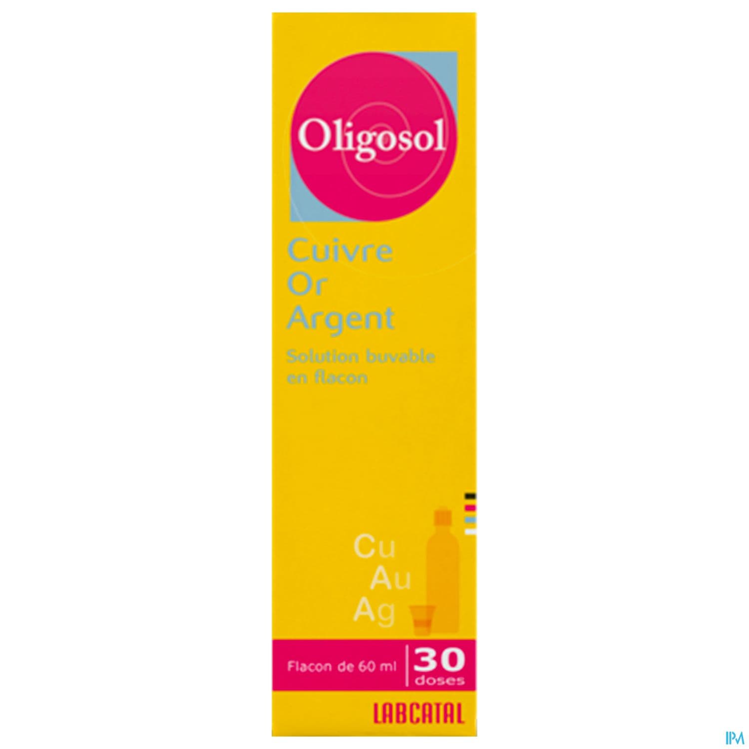 Oligosol Cuivre Or Colloidal Argent Solution Buvable 60ml