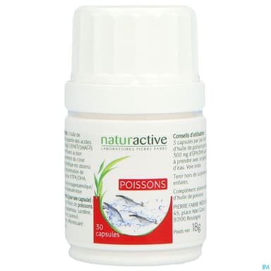 Naturactive Huile De Poisson Capsule 30