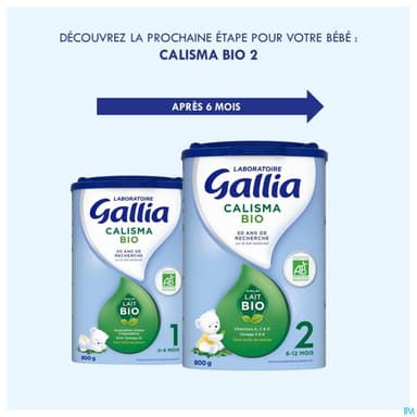 GALLIA CALISMA 1 LAIT PDR BIO800G