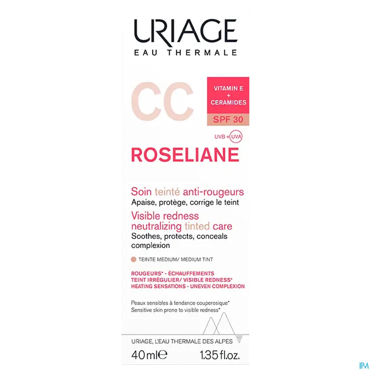 URIAGE ROSELIANE SPF30 CC CR 40ML