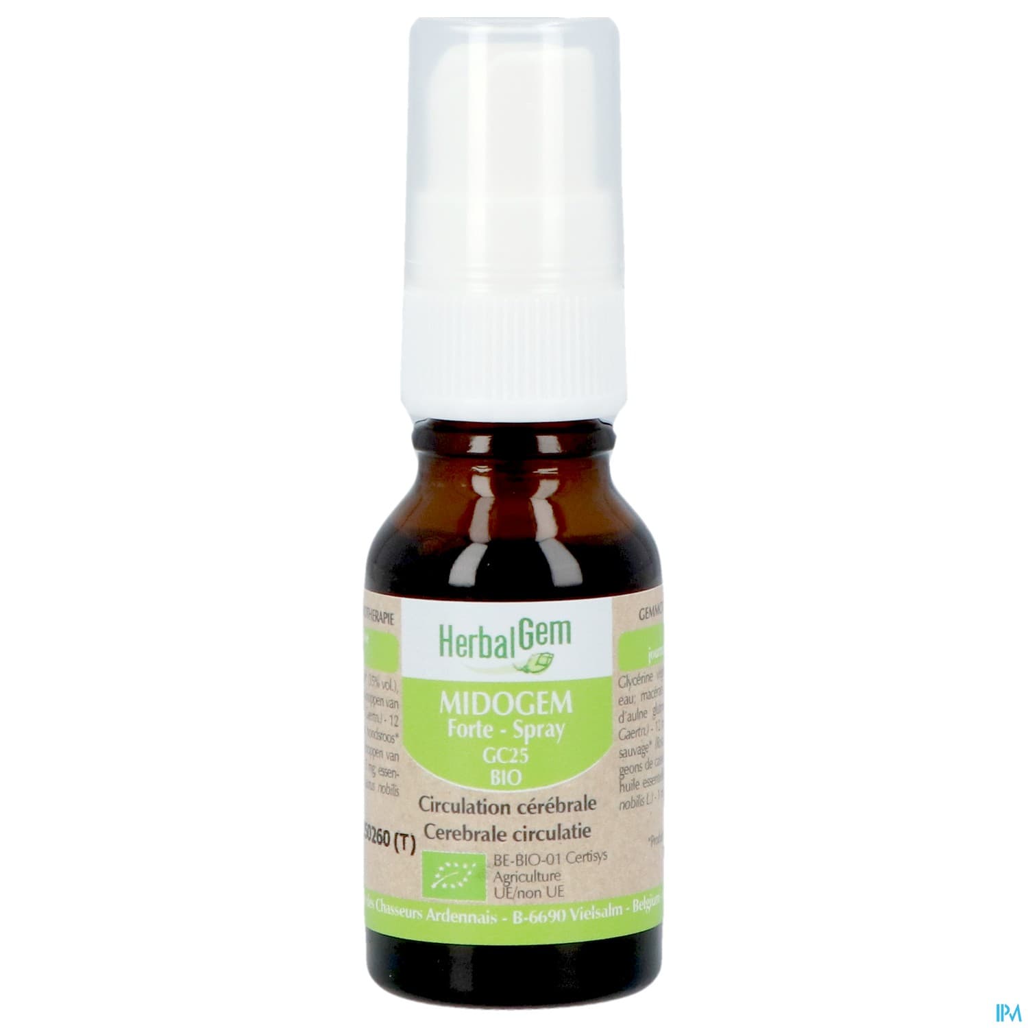 Herbalgem Midogem Forte Gc25 Cerebral Bio Spray 15ml
