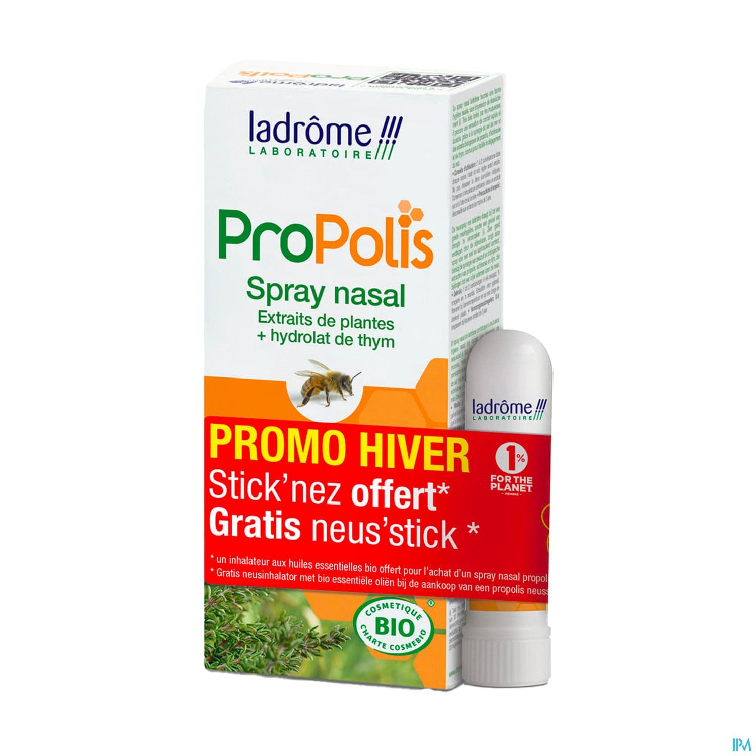 Ladrome Propolis Duo Spray Nasal Bio 30ml + Stick 1g