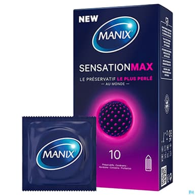PRESERV MANIX SENSATION MAX 10