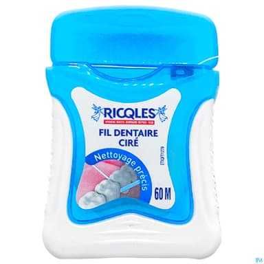 RICQLES FIL DENT CIRE MENTH 40M
