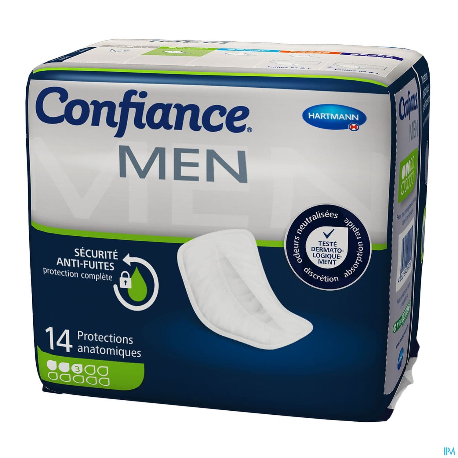 Hartmann Confiance For Men Protection Absorbante 3 Gouttes 14 — Pharmacie St Honoré - Amiens