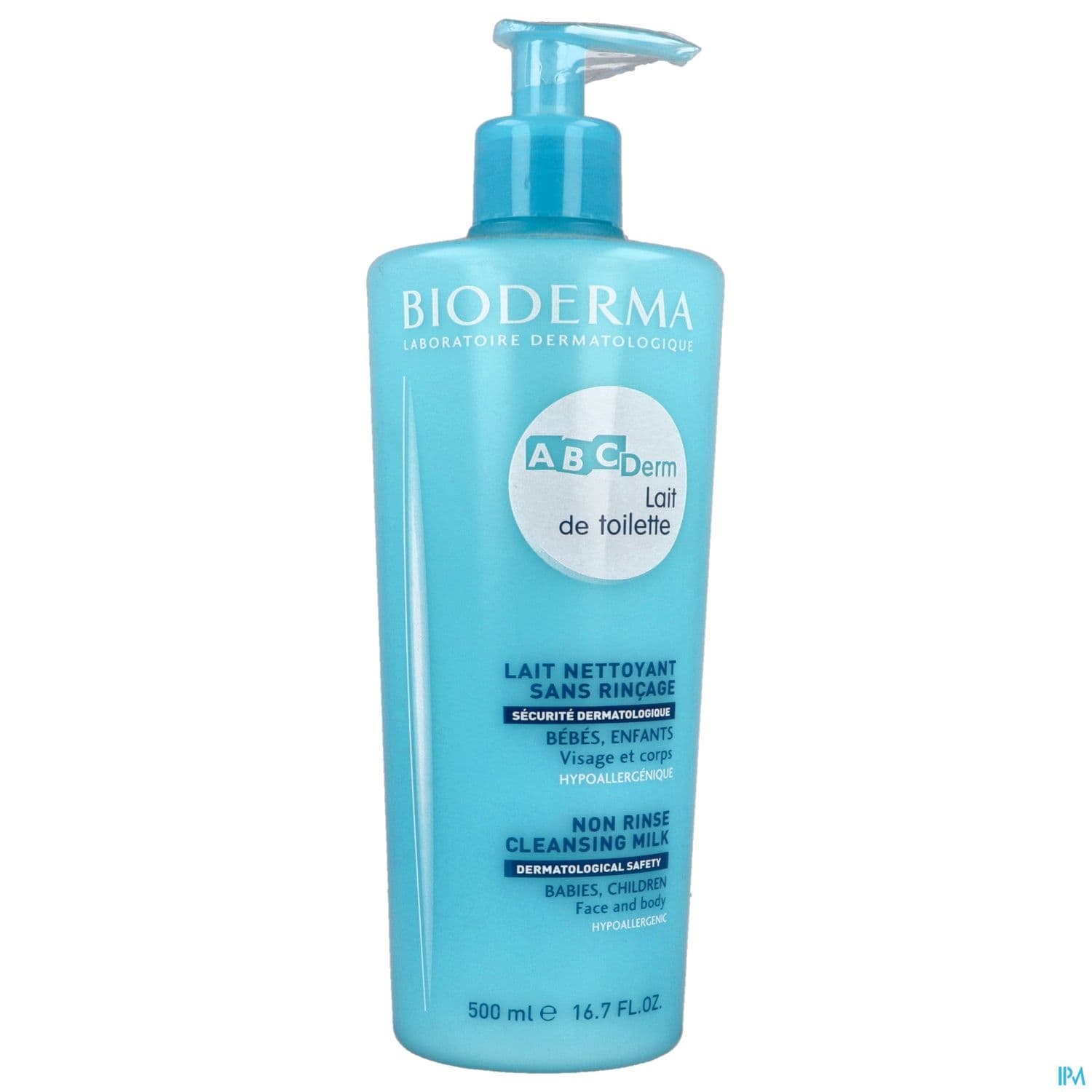 ABCDERM LAIT TOIL S/RINC 500ML