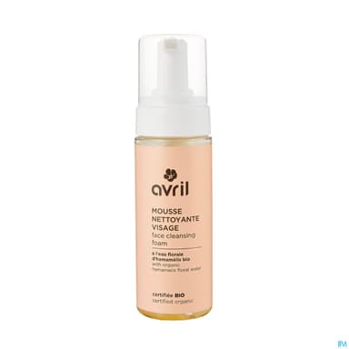 Avril Mousse Nettoyante Visage Certifiee Bio 150ml