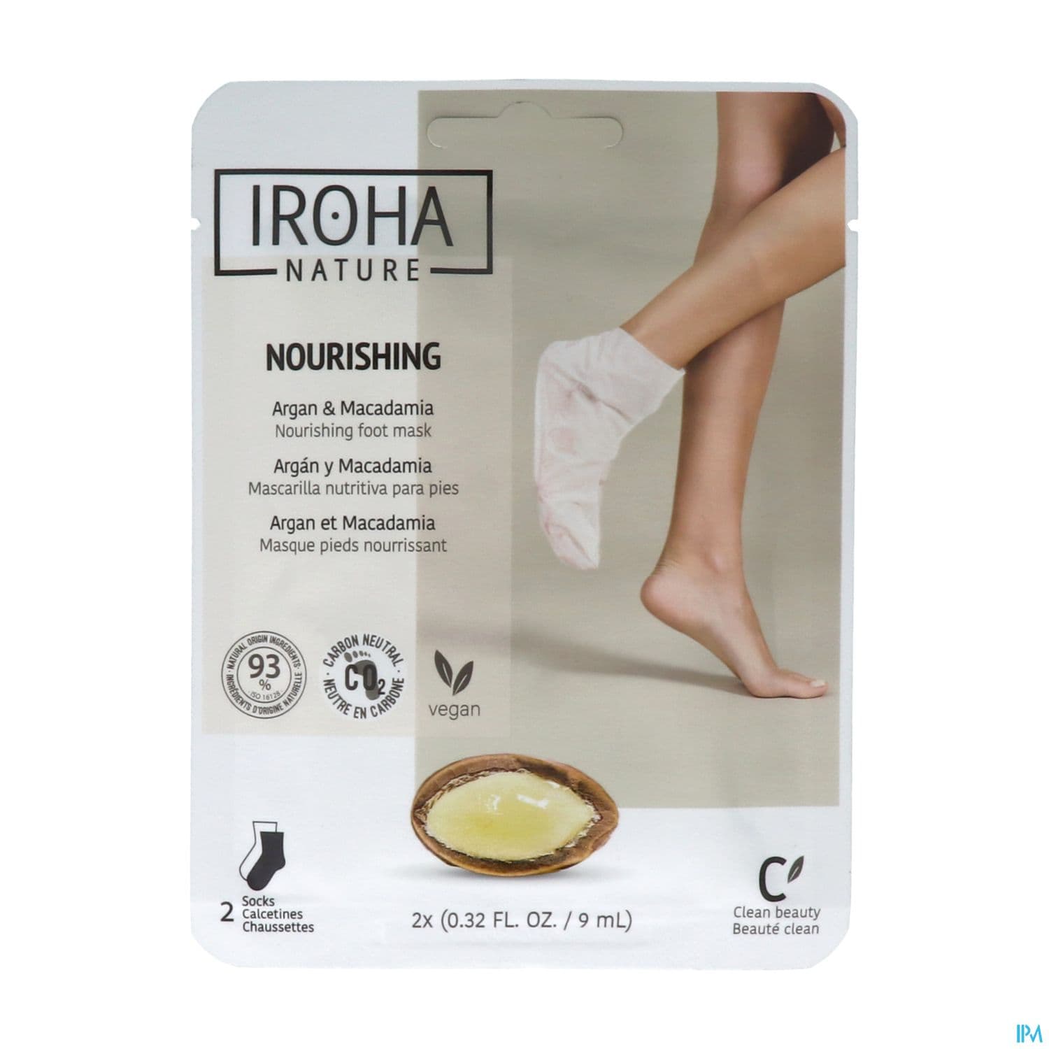 Iroha Masque Pieds Nourrisant X2
