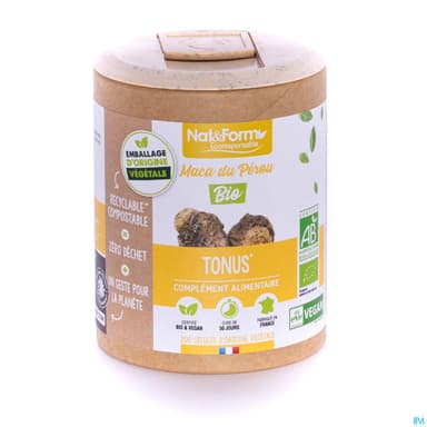 Nat Et Form Ecoresponsable Maca Du Perou Bio Gelule Vegetale 90