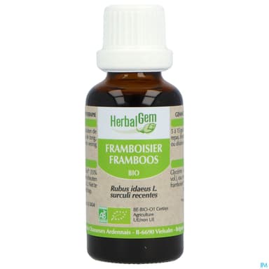 Herbalgem Framboisier Bourgeon Macerat Gl Bio 30ml