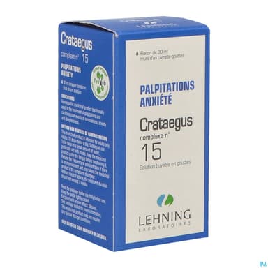Lehning Complexe 15 Crataegus Goutte 30ml