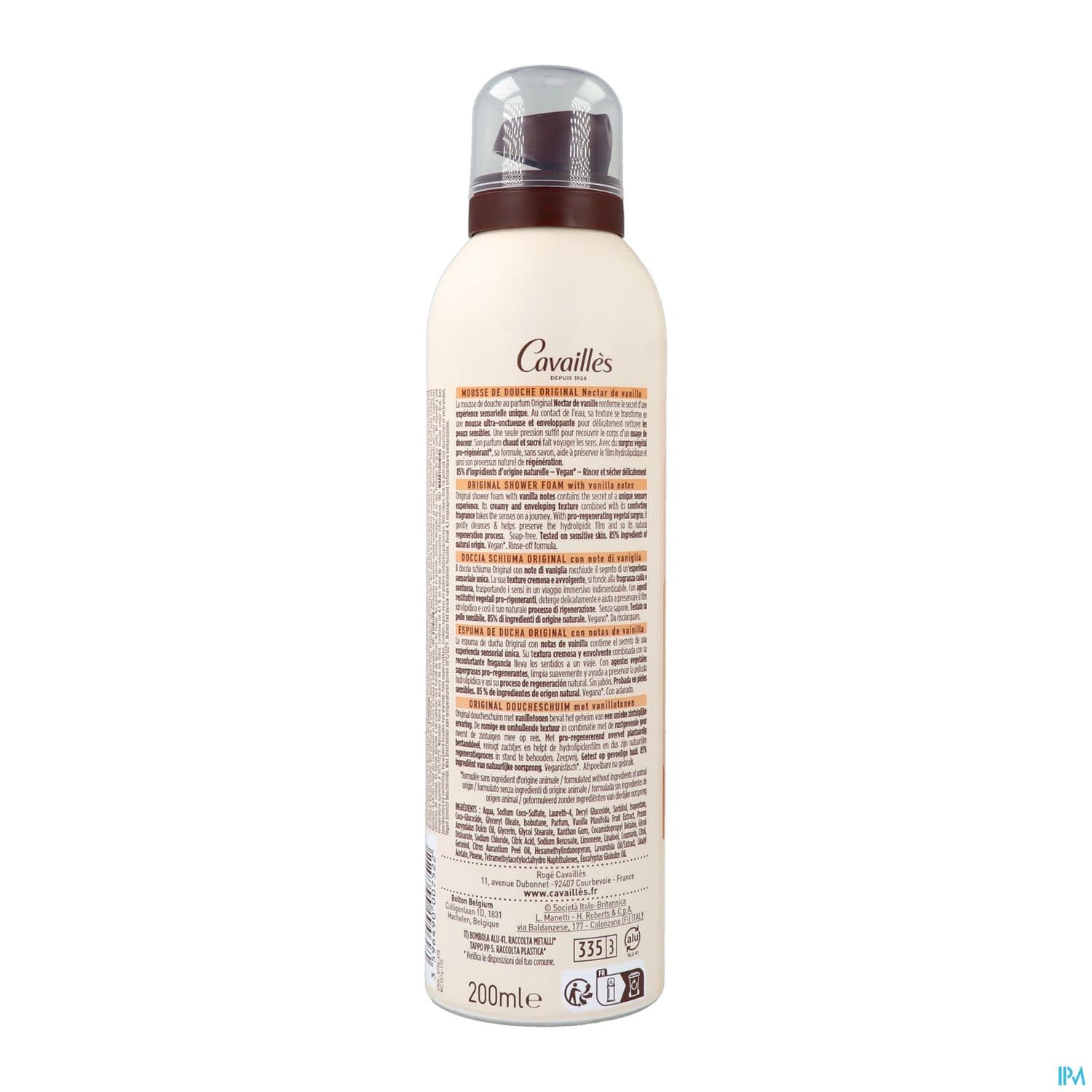 CAVAILLES MOUSSE DCH VANILLE 200ML