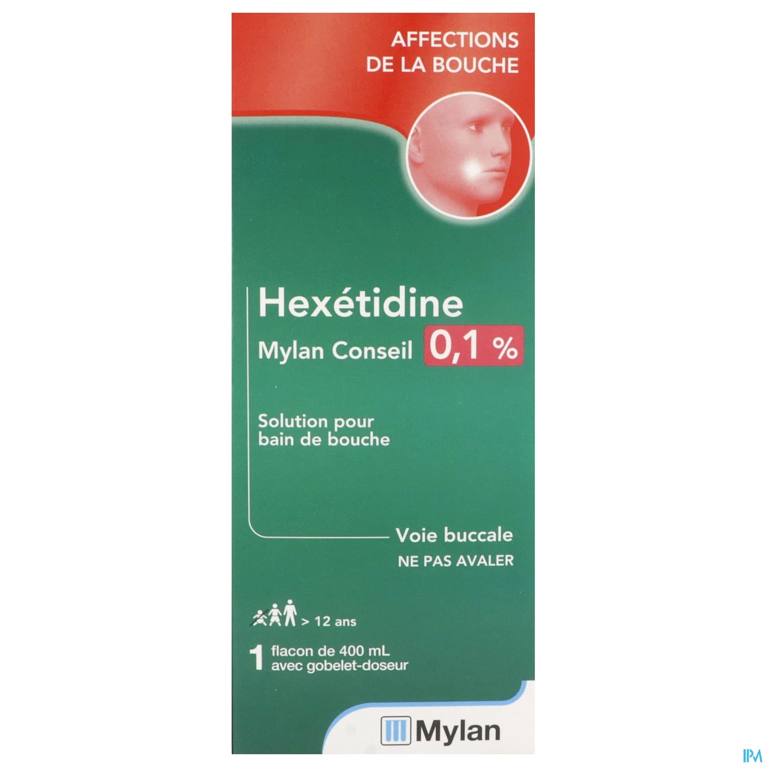 HEXETIDINE 0,1% VTS CONS FL 400ML