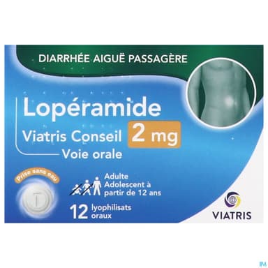 LOPERAMIDE VTS CONSEIL 2MG LYOC 12