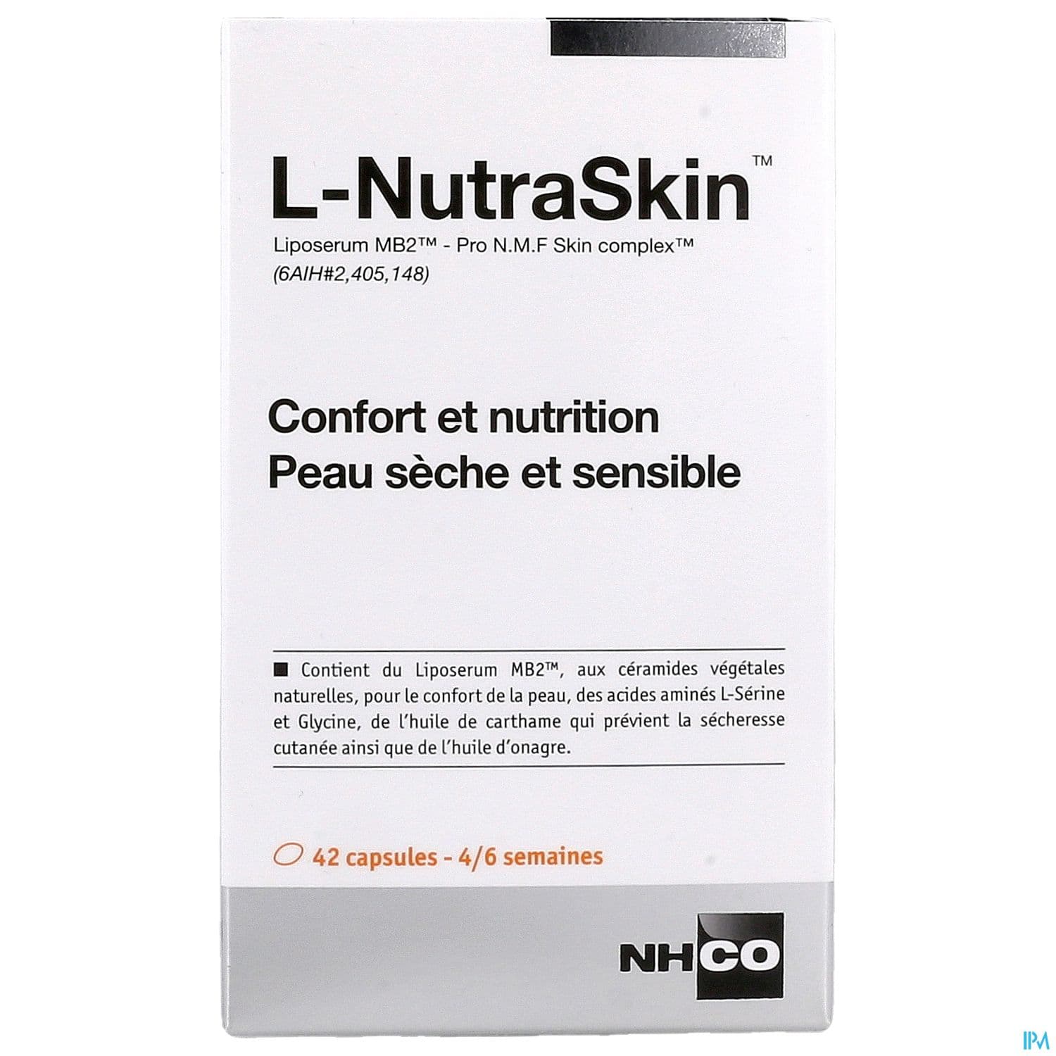 Nhco l-nutraskin Peaux Seches Sensibles Capsule 42
