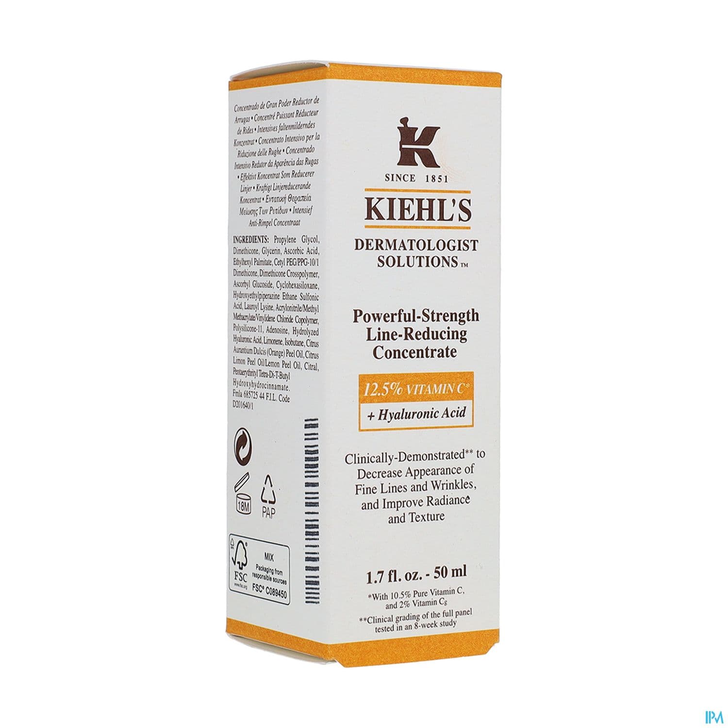 KIEHLS CONC A/RID VIT C/AC HYAL50