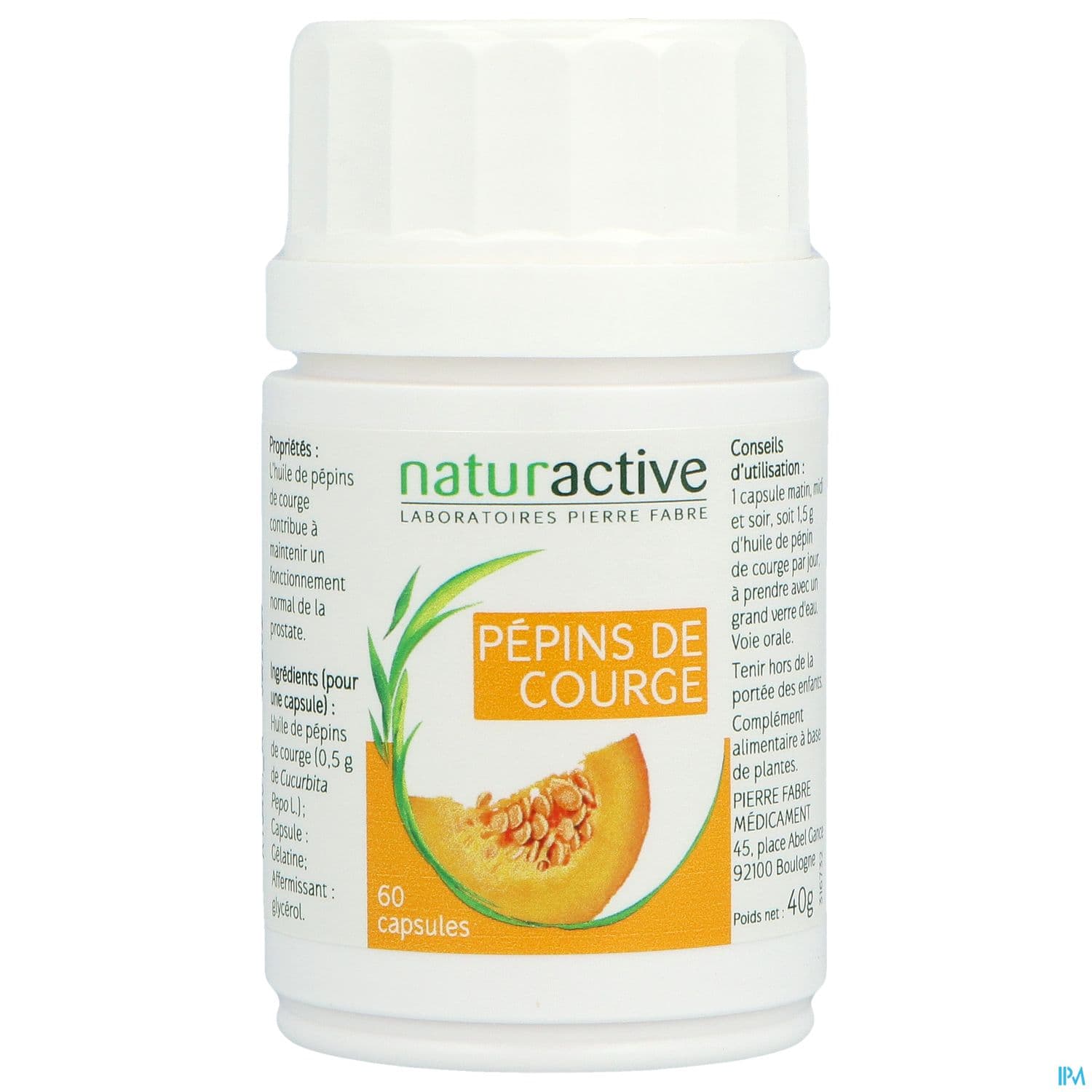 NATURACTIVE PEPIN COURG HLE CAPS60