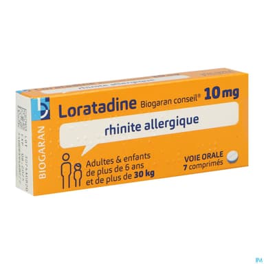 LORATADINE 10MG BIOG CONS CPR 7