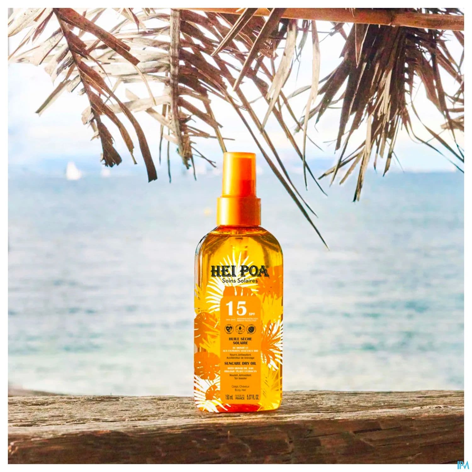 Hei Poa Huile Seche Solaire Spf15 Spray 150ml