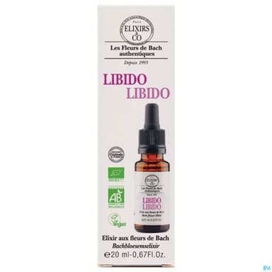 Elixirs Co Les Fleurs De Bach Libido Bio Gouttes 20ml