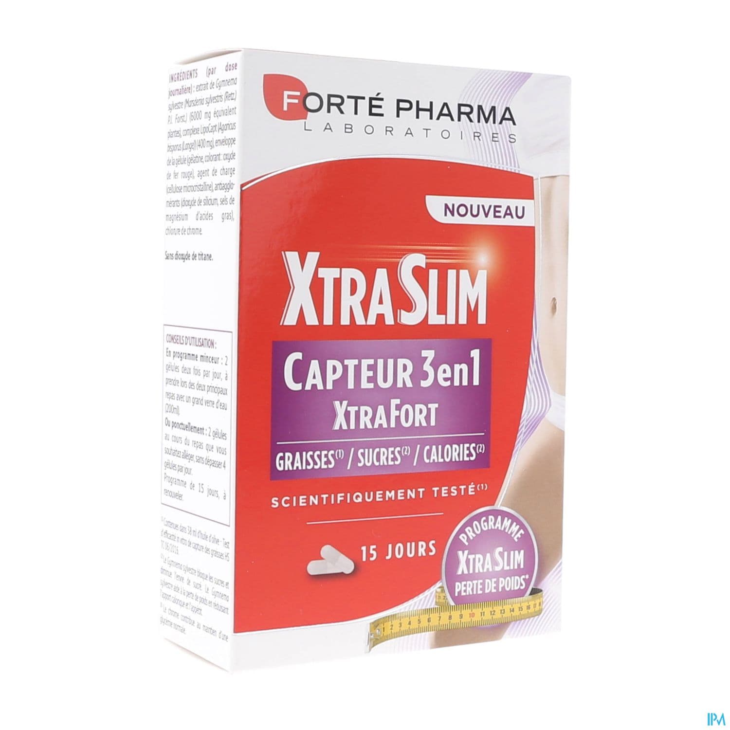 XTRASLIM 700 CAPTEUR 3EN1 Gél B/60
