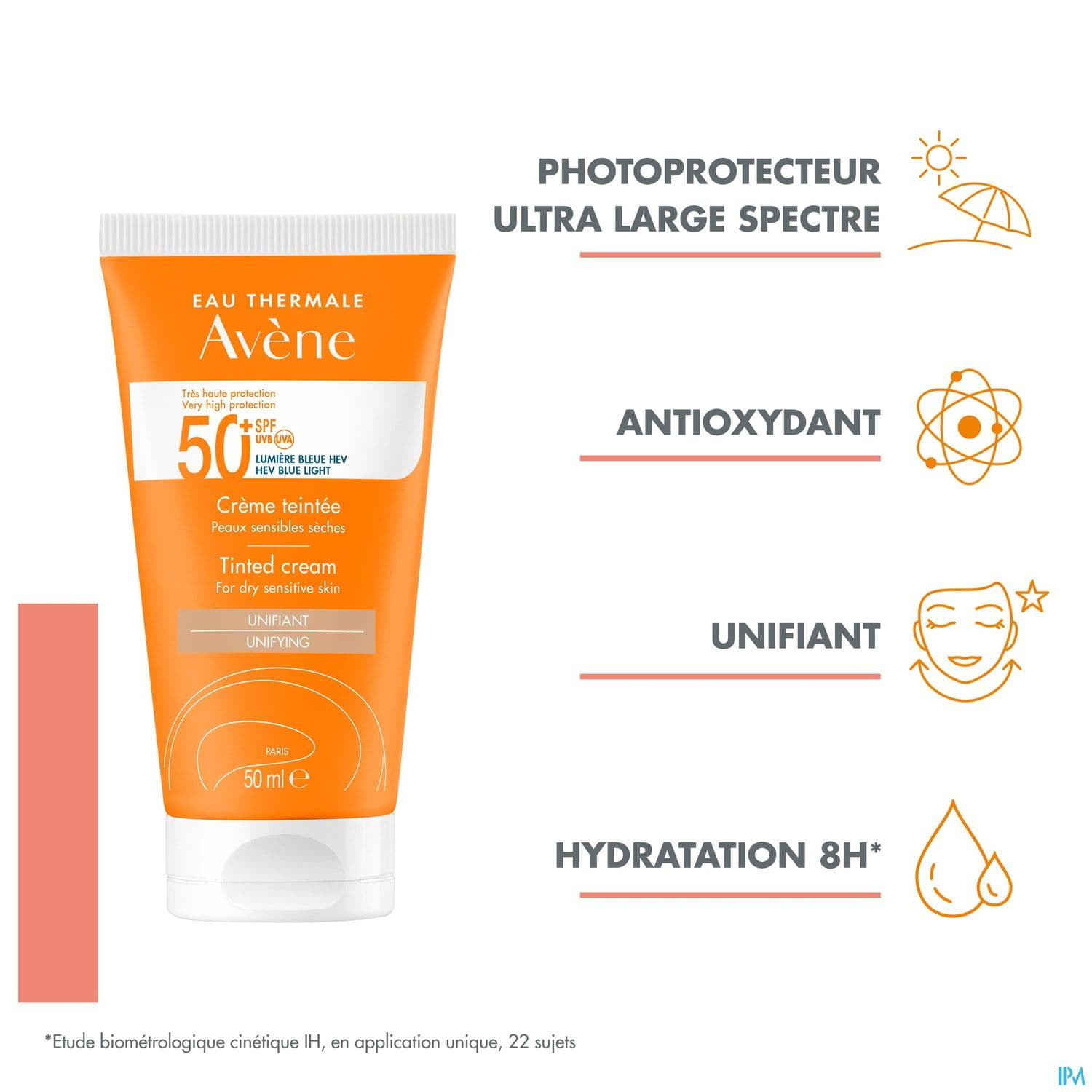 Eau Thermale Avene Solaire Creme Spf50+ Teintee 50ml