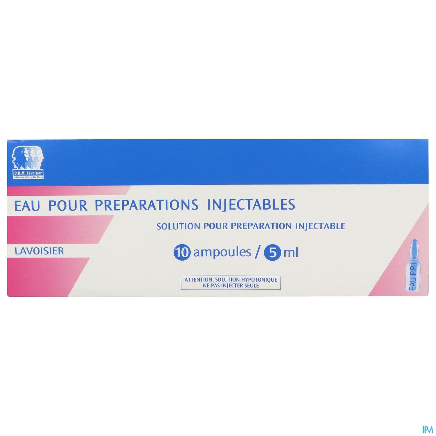 Lavoisier Eau Ppi Solution Injectable Ampoule 5ml 10