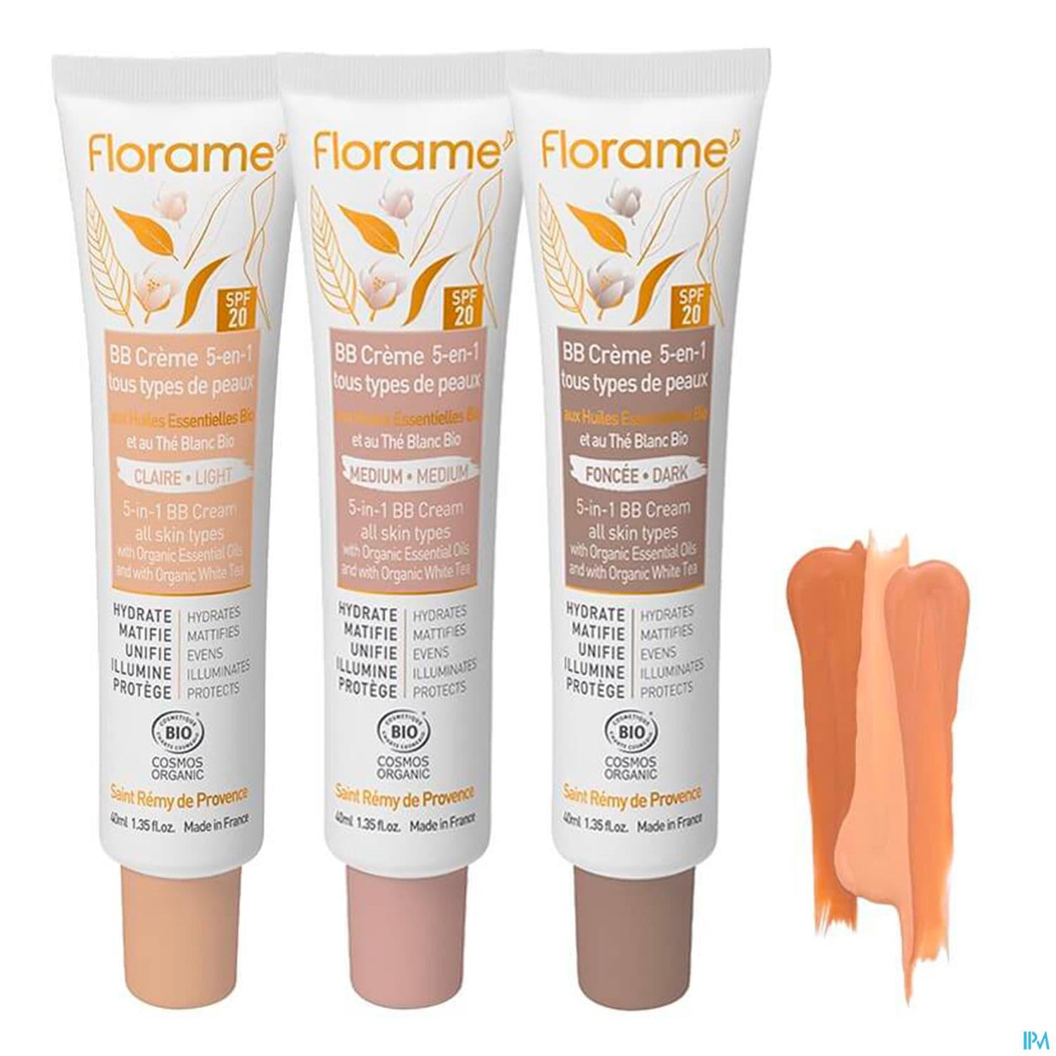 Florame Bb Creme 5en1 Spf20 Bio Teinte Fonce 40ml