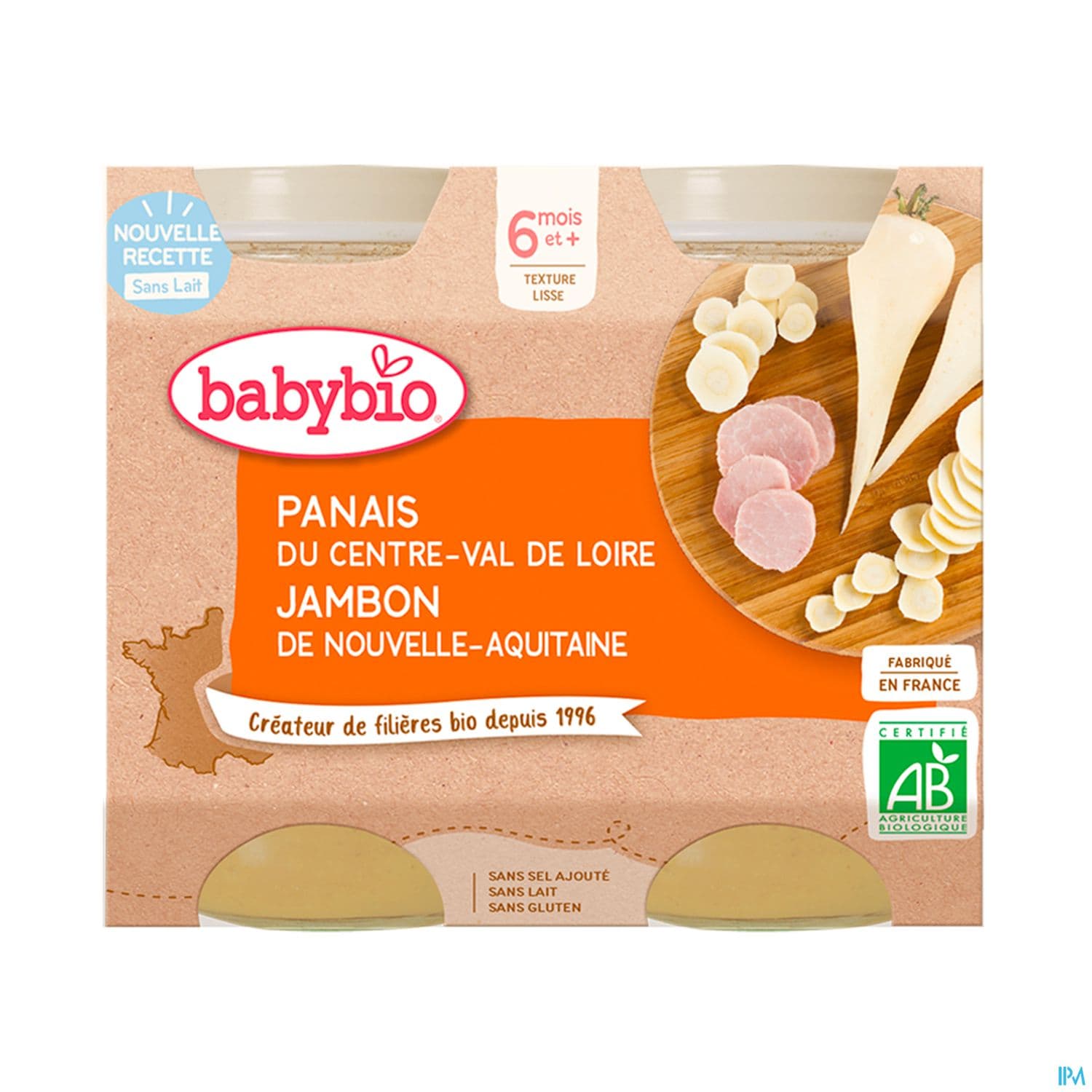 Babybio Panais Jambon 6m 200g X2 — Pharmacie Du Chatelet - Orleans