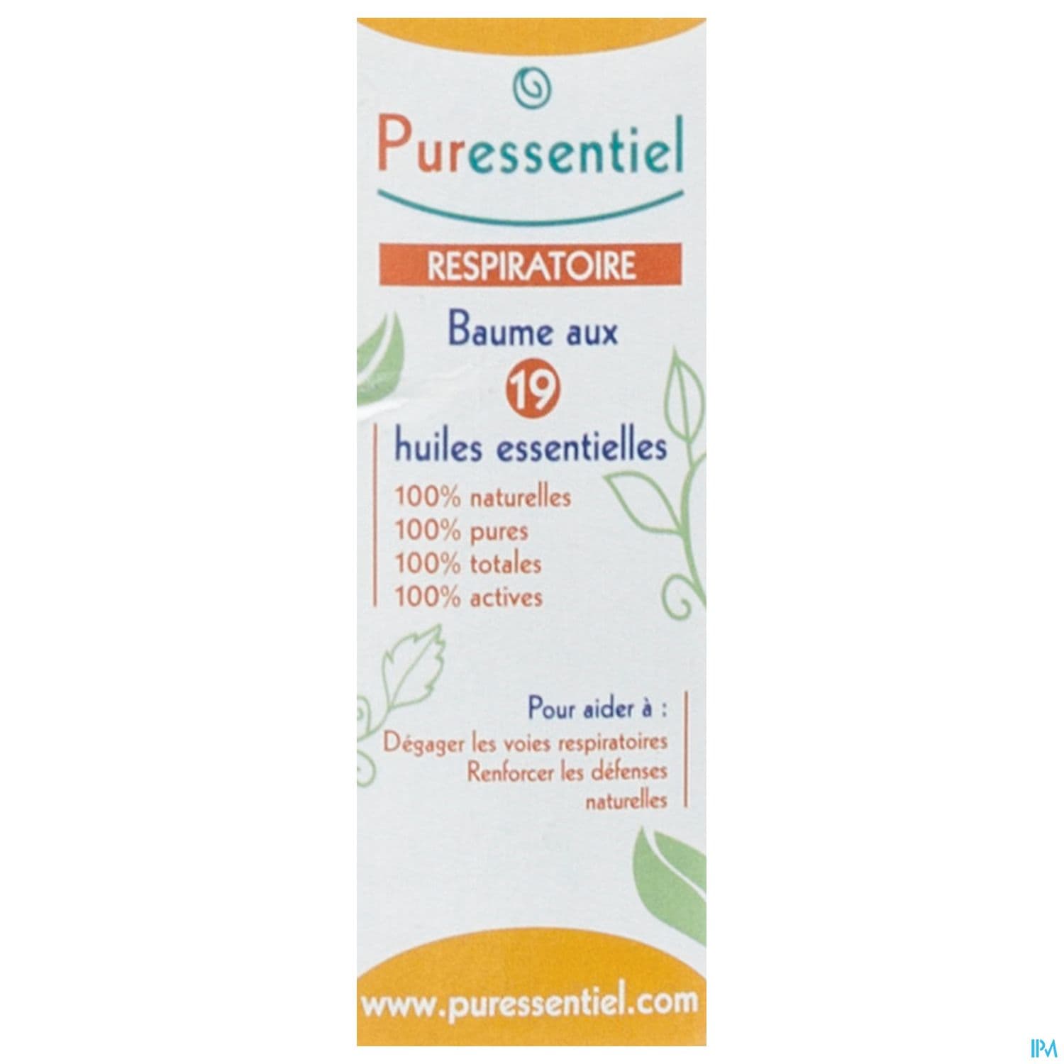 Puressentiel Baume De Massage Resp Ok Aux 19 Huile Essentielle 50ml