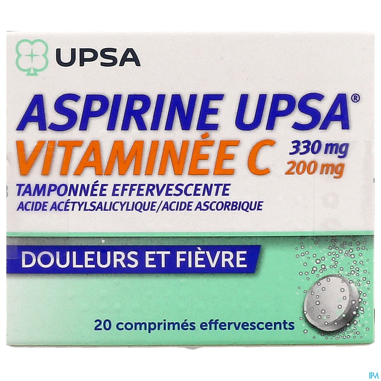 ASPIRINE VIT C UPSA CPR EFF 20